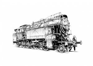 Vintage Steam Locomotive