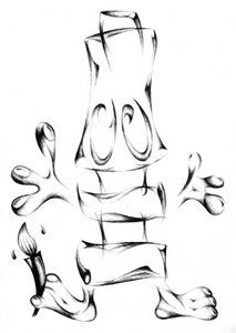 Whimsical Artist Figure