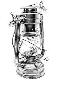 Whimsical Lantern Bees