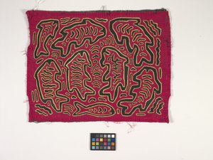Shirt Panel (Mola) by Kuna Indian Culture