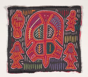 Shirt Panel (mola) by Kuna Indian Culture