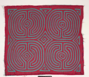 Shirt Panel (Mola) by Kuna Indian Culture