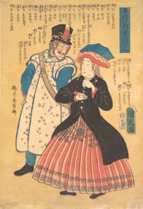Russians, 1861 10th month by Kunihisa
