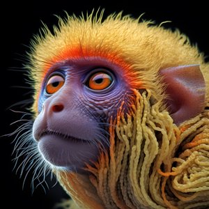 monkey in color 1