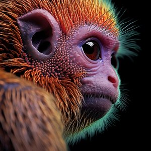 monkey in color 4