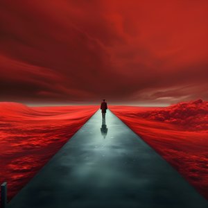 A Long Red Road. Walking. Like the Hero Who Never Ran. 2