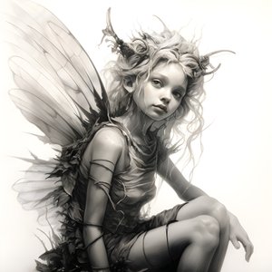 Full Body Sketch of a Pixie 4