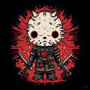 Hello Kitty as Pinhead Shirt Design 1