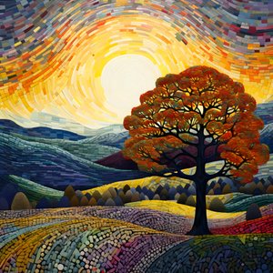 Landscape with Trees and Hills 4