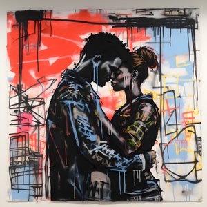 Man and Woman Embracing 1