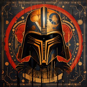 Metal Etching Art in the Style of Ancient Egyptian Aesthetics