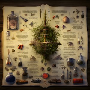 Visual representations of theories about the manuscript, such as herbal medicine guides, alien languages, and elaborate hoaxes 2
