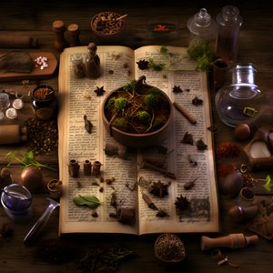 Visual representations of theories about the manuscript, such as herbal medicine guides, alien languages, and elaborate hoaxes 3