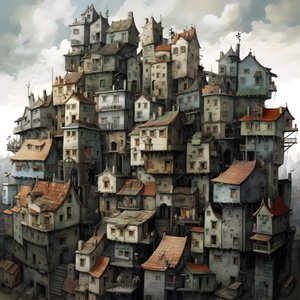 A city of lying houses by Kurt Heppke