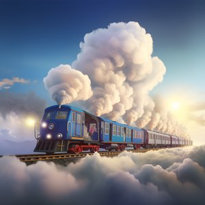 A Fast Moving Social Media Train Flying Through the Clouds Hanging by a Thread 2