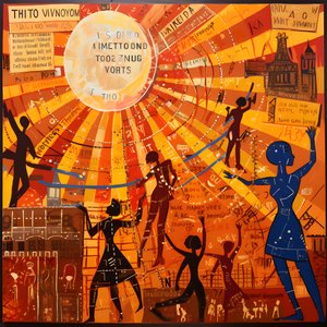 Colorful People Dancing in a Sunlit Area, Dancing with Stars and Suns 2 by Kurt Heppke