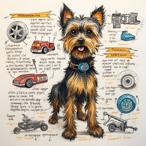 An Explanation for a Mechanical Yorkie Dog 2