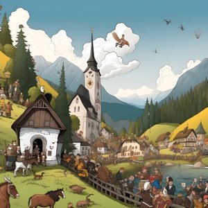 Austria, Cartoon 1