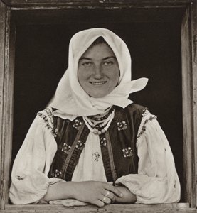 Romania: Oncesti, At the Window by Kurt Hielscher