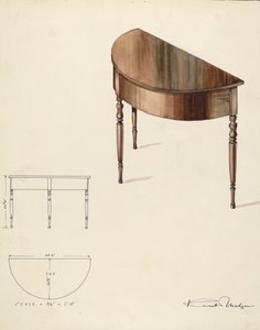 Bishop Hill: Table, 1936