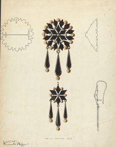 Brooch and Earring
