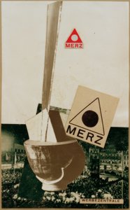 MERZ-ADVERTISING CENTER by Kurt Schwitters
