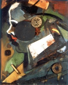 Merzbild 1A (The Doctor) by Kurt Schwitters