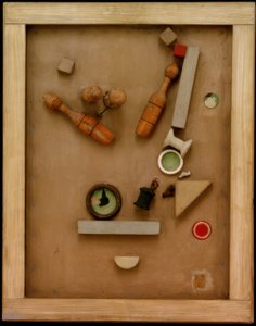 Merzbild 46 A. The Kegelbild