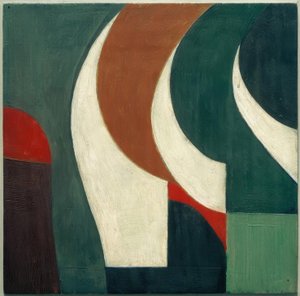 Untitled (Picture with Three White Sickles)