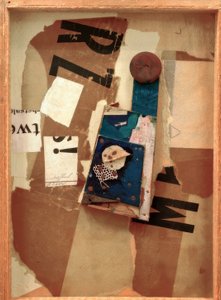 Untitled (Merz) by Kurt Schwitters