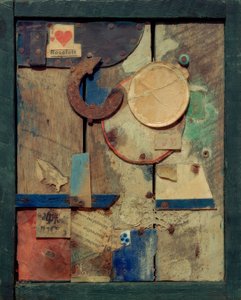 Untitled (Merz Picture Horse Fat) by Kurt Schwitters
