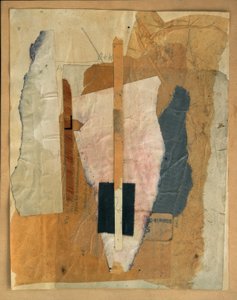 Fantasy Over Rooftops by Kurt Schwitters