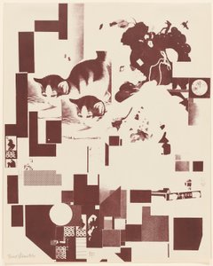 Untitled, no. 5 of 6 from the portfolio Merz 3. Kurt Schwitters 6 Lithos. Merz Portfolio. First Portfolio of the Merz Publisher