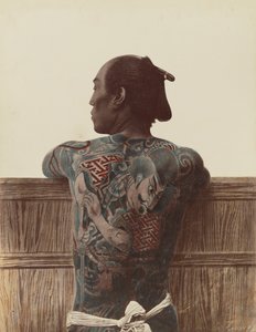 Japanese Tattoo, c.1880 by Kusakabe Kimbei