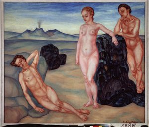 A Dream by Kuzma Sergeevich Petrov Vodkin