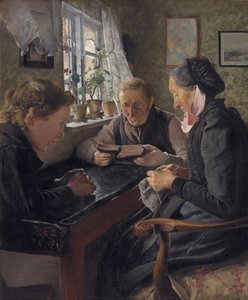 A Child Visiting His Grandparents on a Sunday by Laurits Andersen Ring