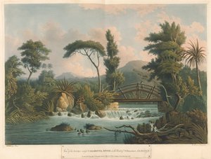 The Cabaritta River, from Six Views in the Island of Jamaica, lithograph by I. Merigot by L. (after) Belanger