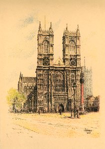 Westminster Abbey, 1924 by L. A. Hayes