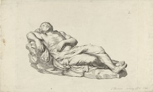 Study of a Classical Sculpture by L. Hachin (signed by artist)