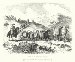 The Pack-Horse Convoy by L. Huard