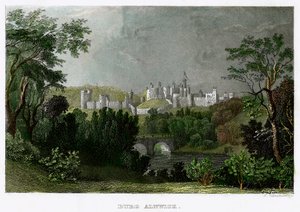 Alnwick Castle, Northumberland by L Kunstvortag