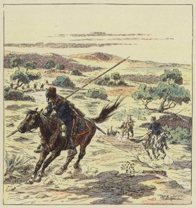 Cossack scouts by L. Malespine