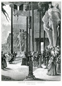 Entrance to the International Exposition of Amsterdam by L. Mariette