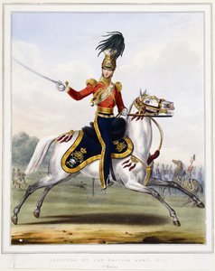 An Officer of the 17th Lancers on Horseback