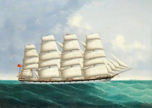 The County of Edinburgh under full sail