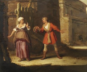 Abigail and Nabal by Lambert Jacobsz.