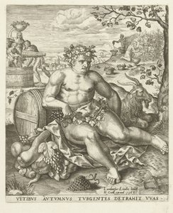 Autumn: Bacchus and the Grape Harvest by Lambert Lombard