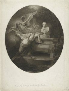 Memorial Print for Hendrik Hooft Daniëlsz. by Lambertus Antonius Claessens