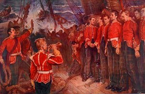 The sinking of the Birkenhead, 25 February 1852