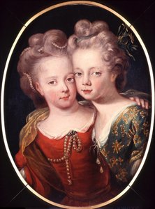 Double Portrait of Isabella Charlotte and Sophia Hedwig as Children